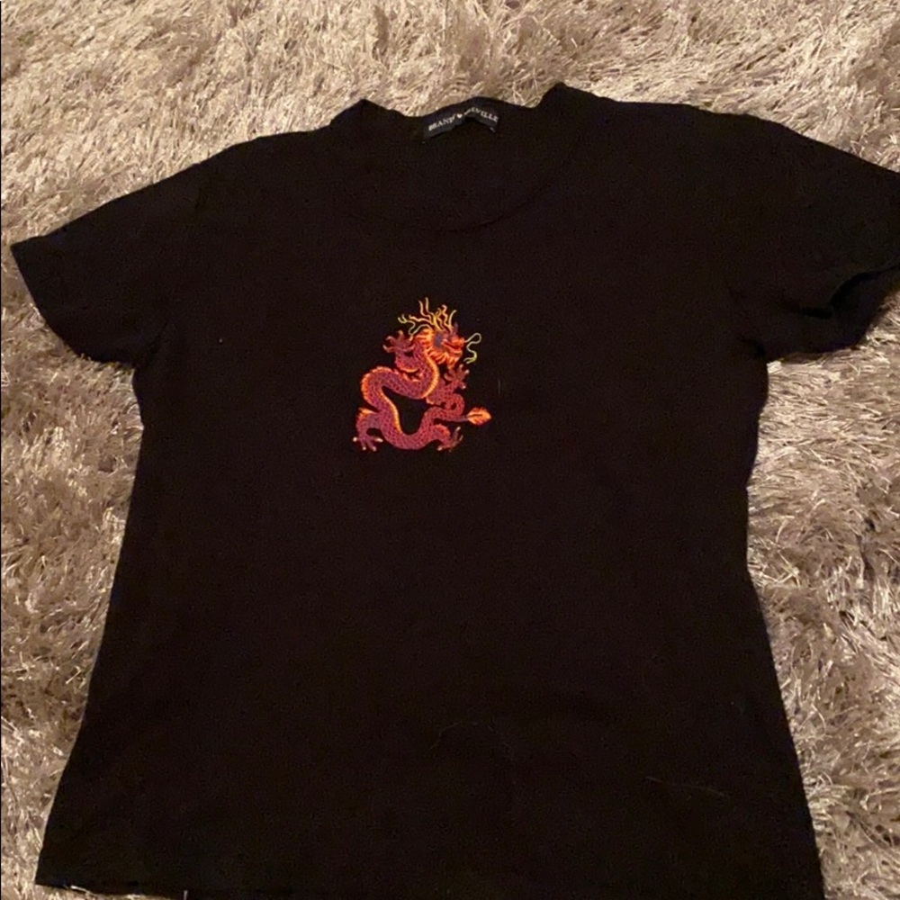 Black crop top
